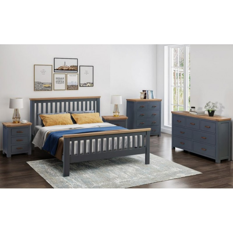 AM Treviso M Blue 6ft Bed